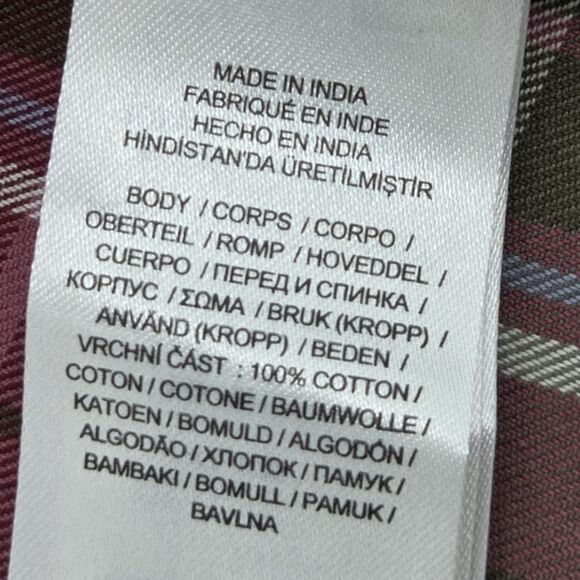 Lauren Ralph Lauren Brawley Button Up Down Shirt Womens Size 3X Plaid Old Money - Picture 8 of 8